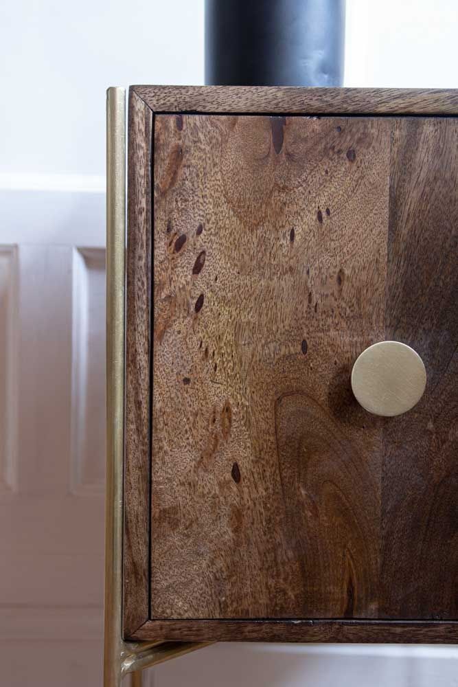  2-door bedside table cabinet