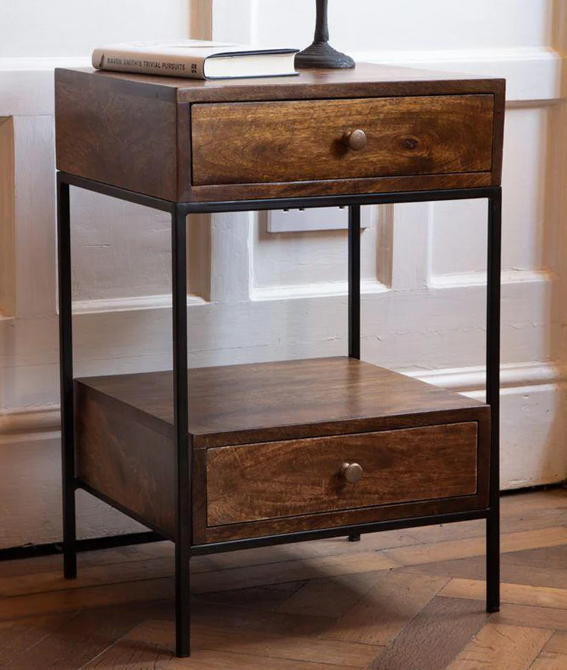  2 drawer bedside tables