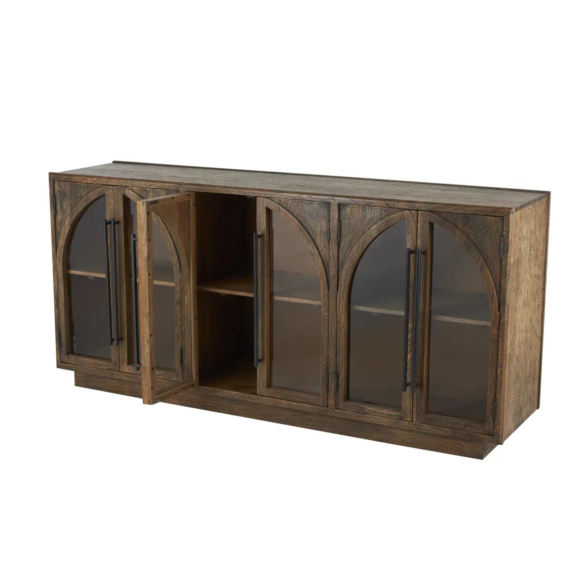 mango wood sideboard, carved sideboard, glass door sideboard, walnut sideboard, display cabinet, jodhpur furniture, arched door sideboard, storage sideboard, colonial sideboard, vintage sideboard, accent cabinet, living room storage, dining room cabinet, hallway storage, statement sideboard, handmade sideboard, artisan made cabinet, premium wood furniture, quality furniture, durable cabinet, sturdy sideboard, timeless furniture, elegant sideboard, unique cabinet, decorative sideboard, focal piece cabinet, h