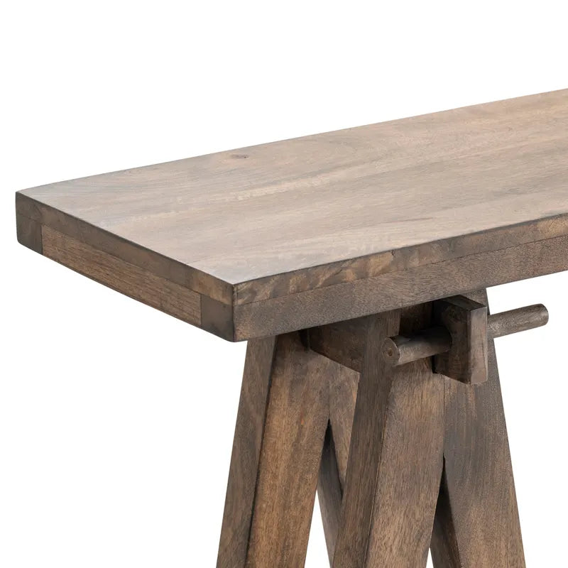 A frame console table
