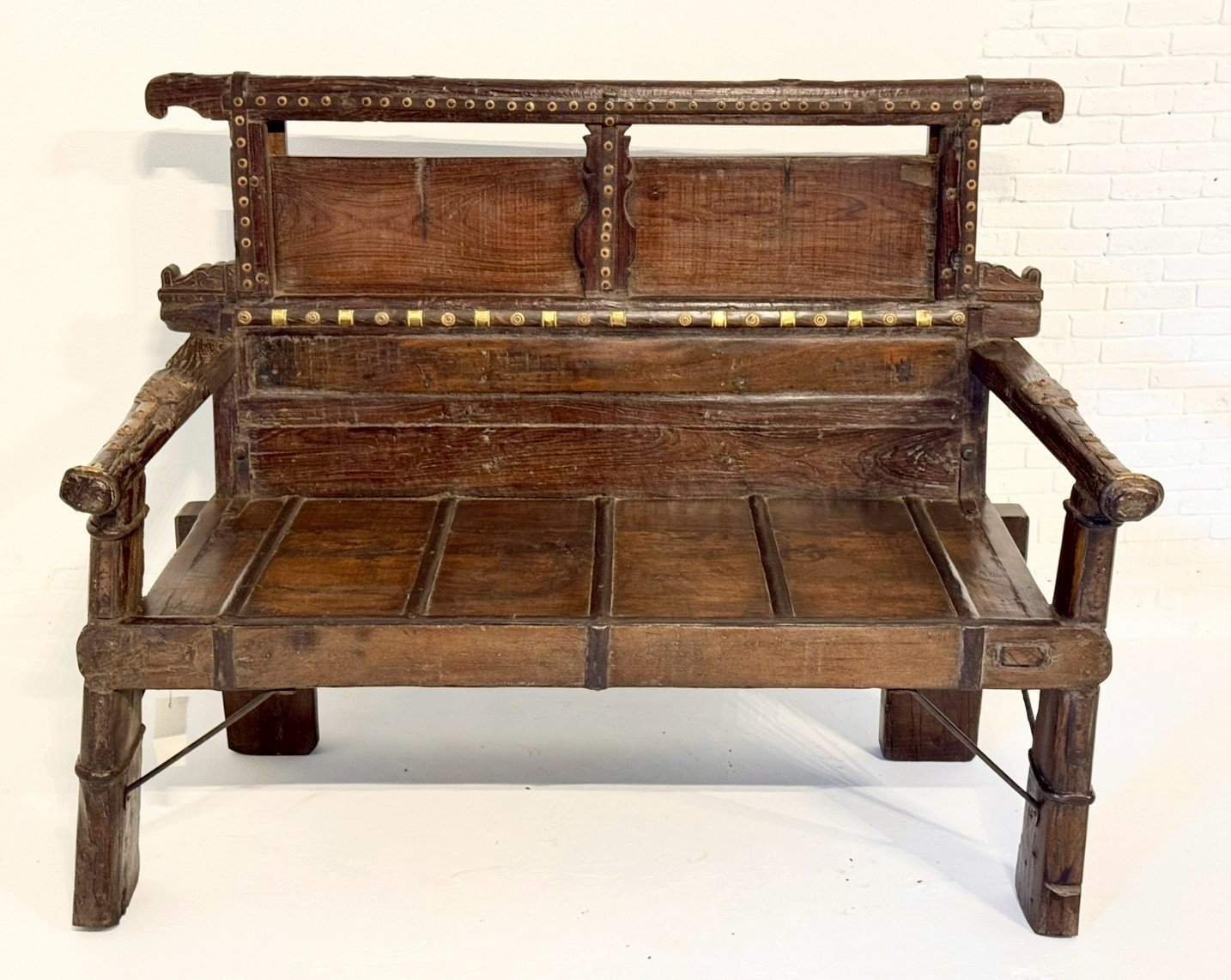 Antique wooden bench