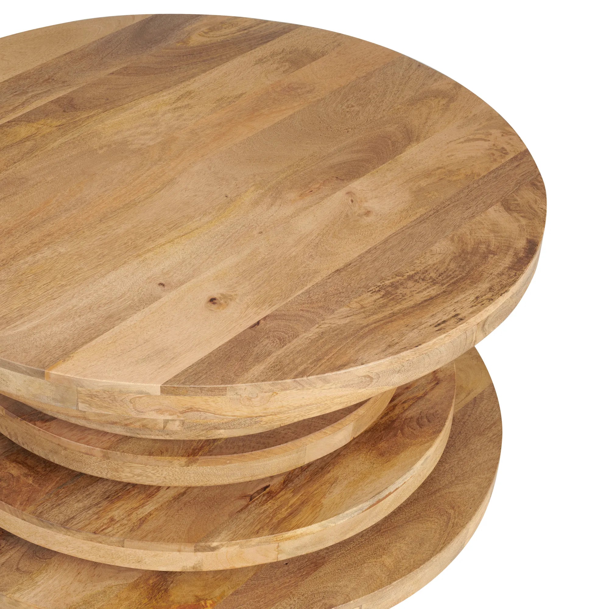 Artistic wooden coffee table