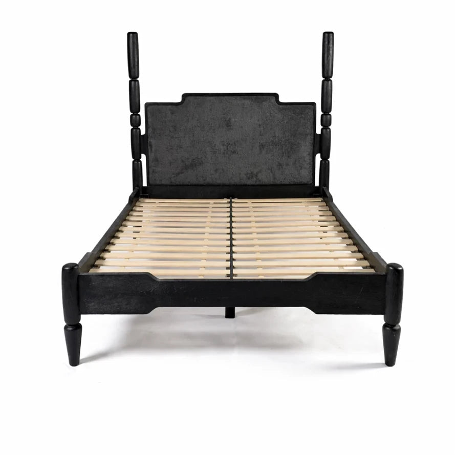 Black bed

