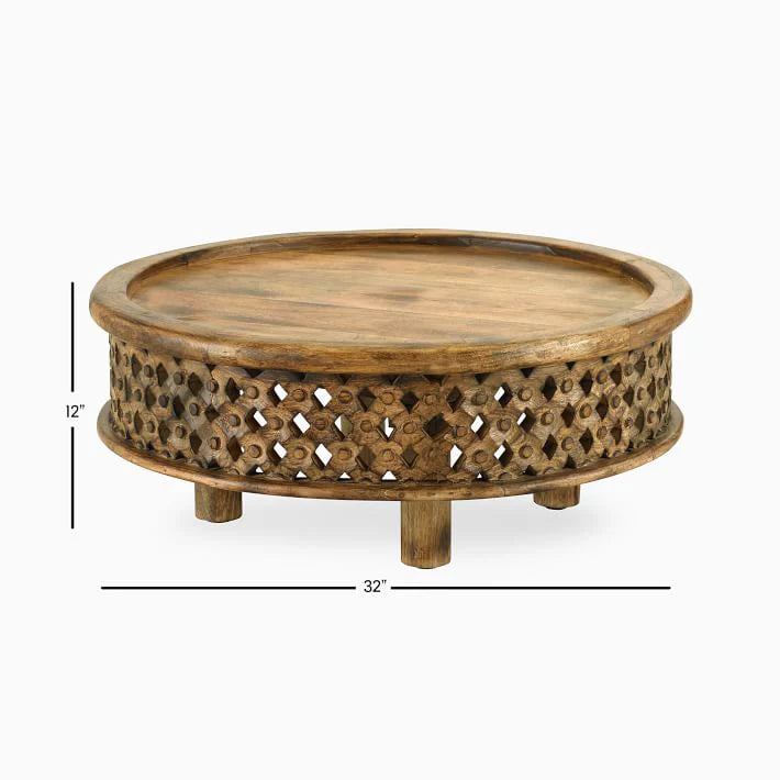 Bloom coffee table honey finish