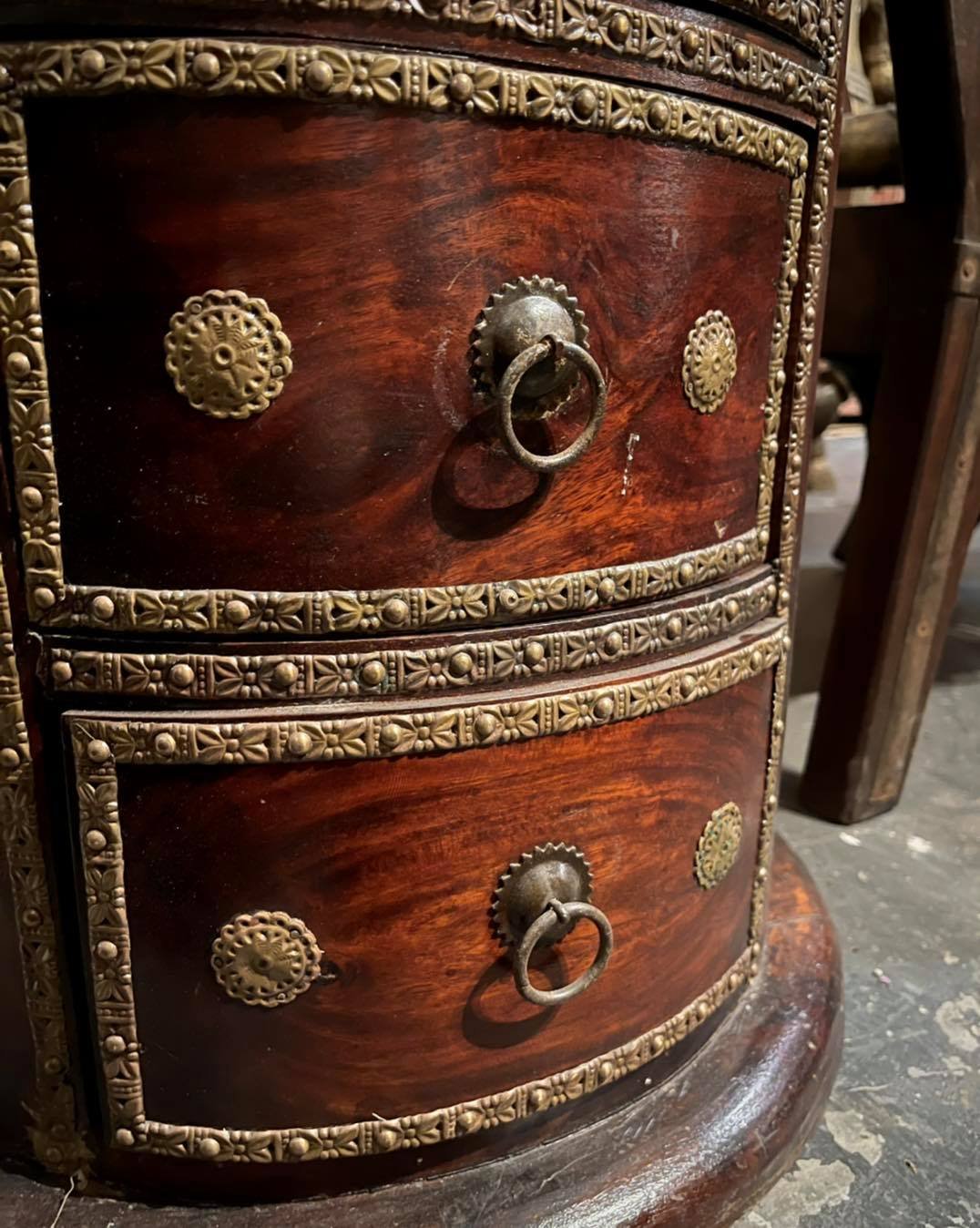 Brass Decor Cabinet