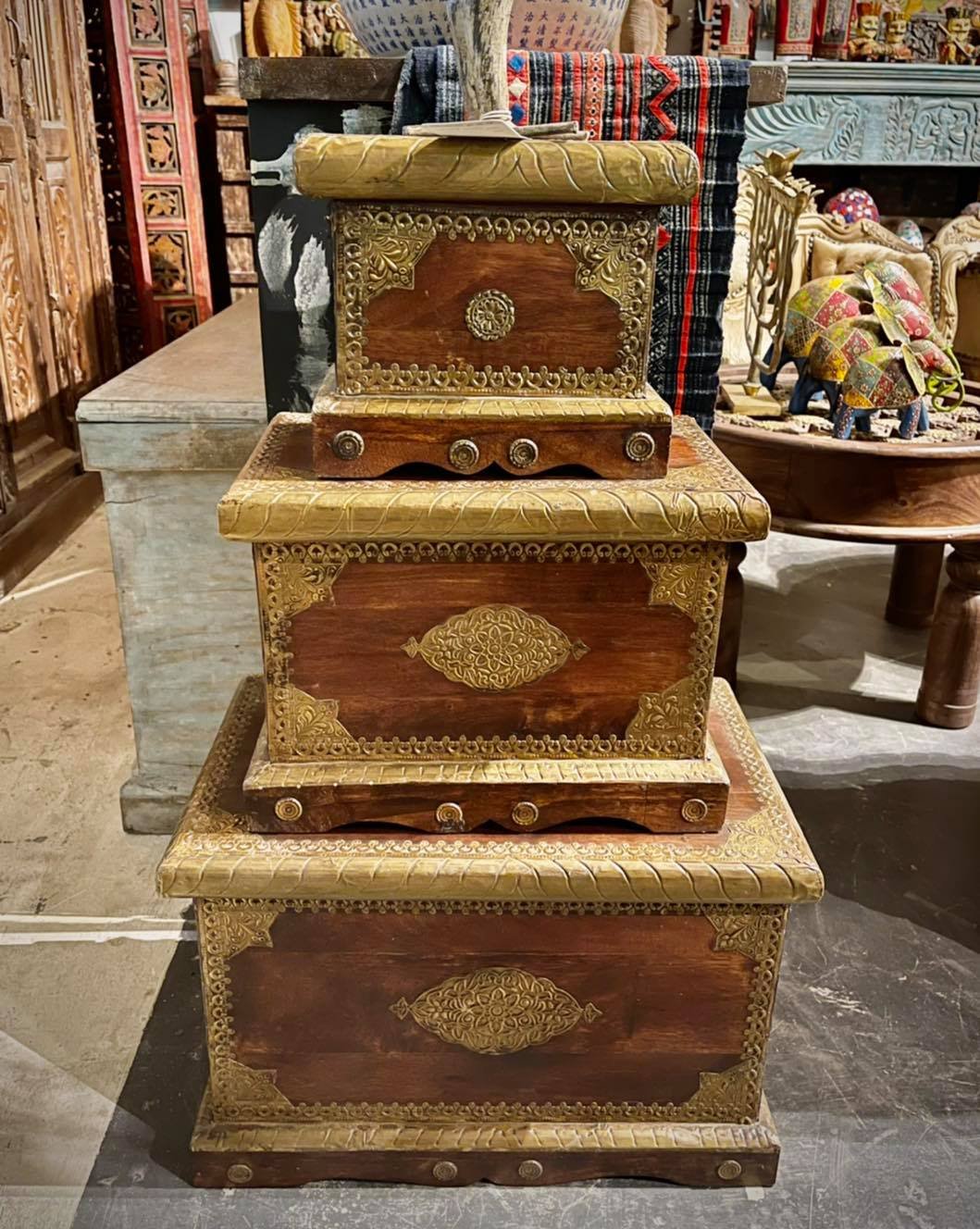 Brass Fitted Boxes