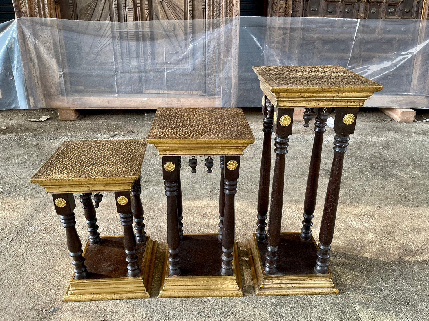 Brass and Wooden Furniture