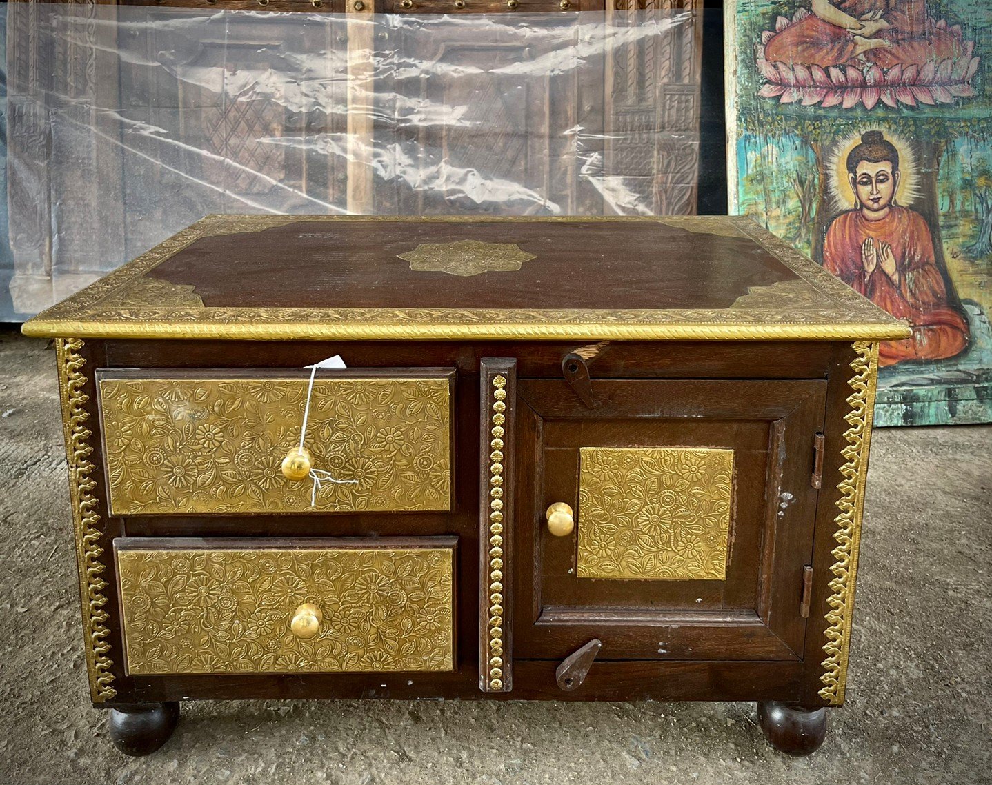 Brass cabinet Wood Furniture