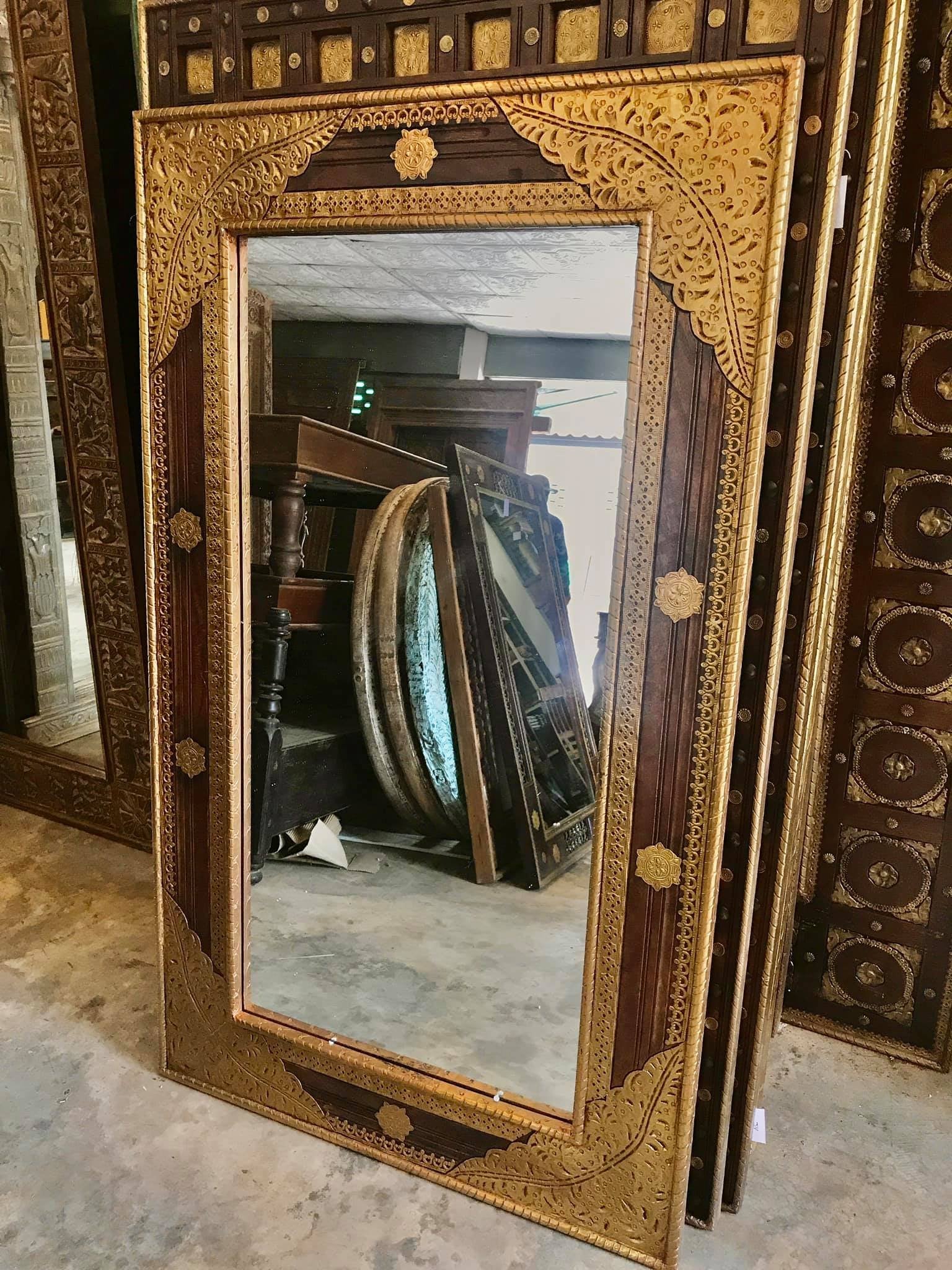 Brass embossed frame