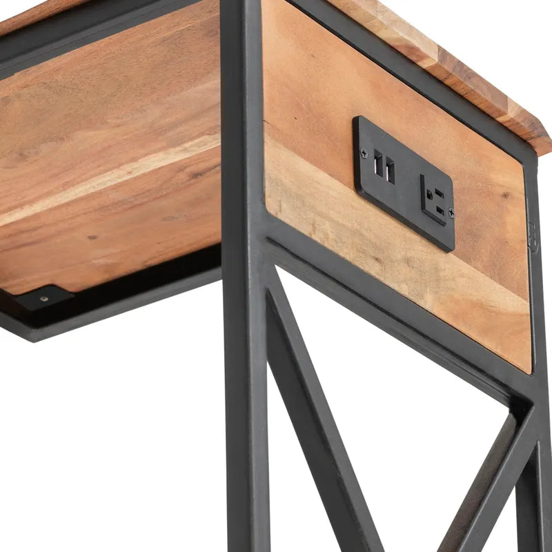 C shaped side table