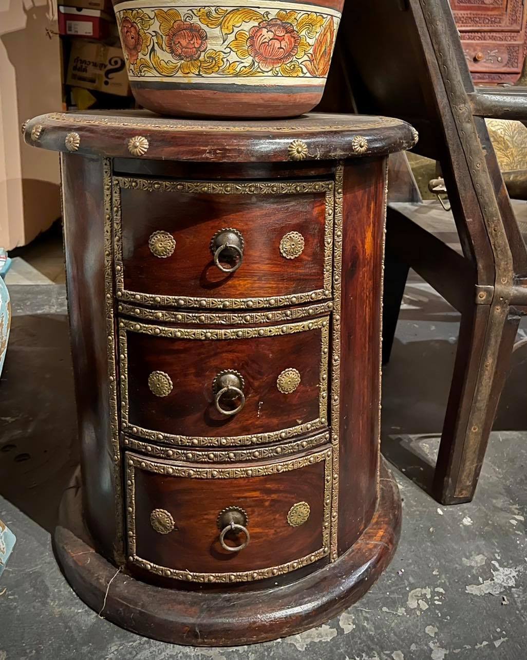 Drum Shaped Cabinet