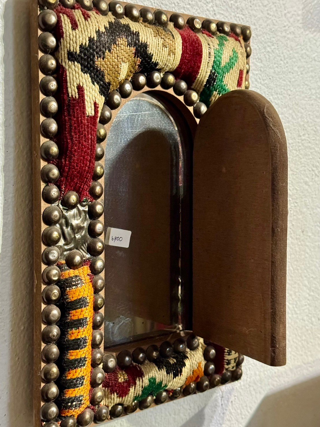 Fabric frames mirror