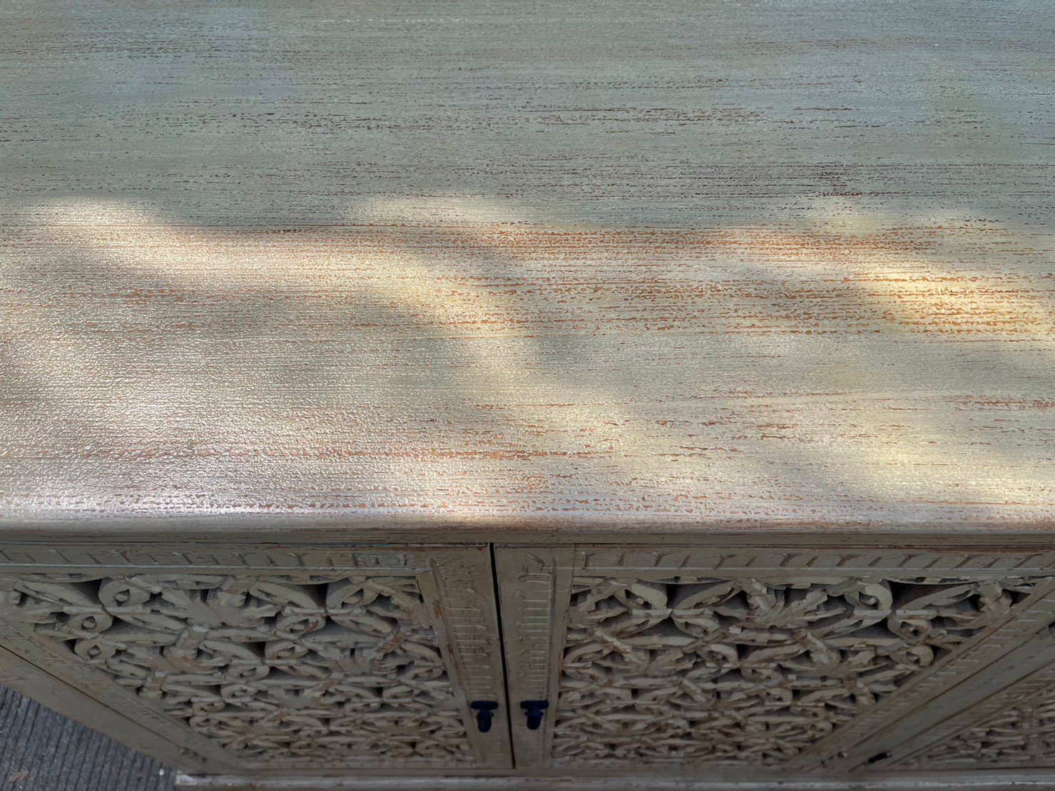 Jali carved sideboard