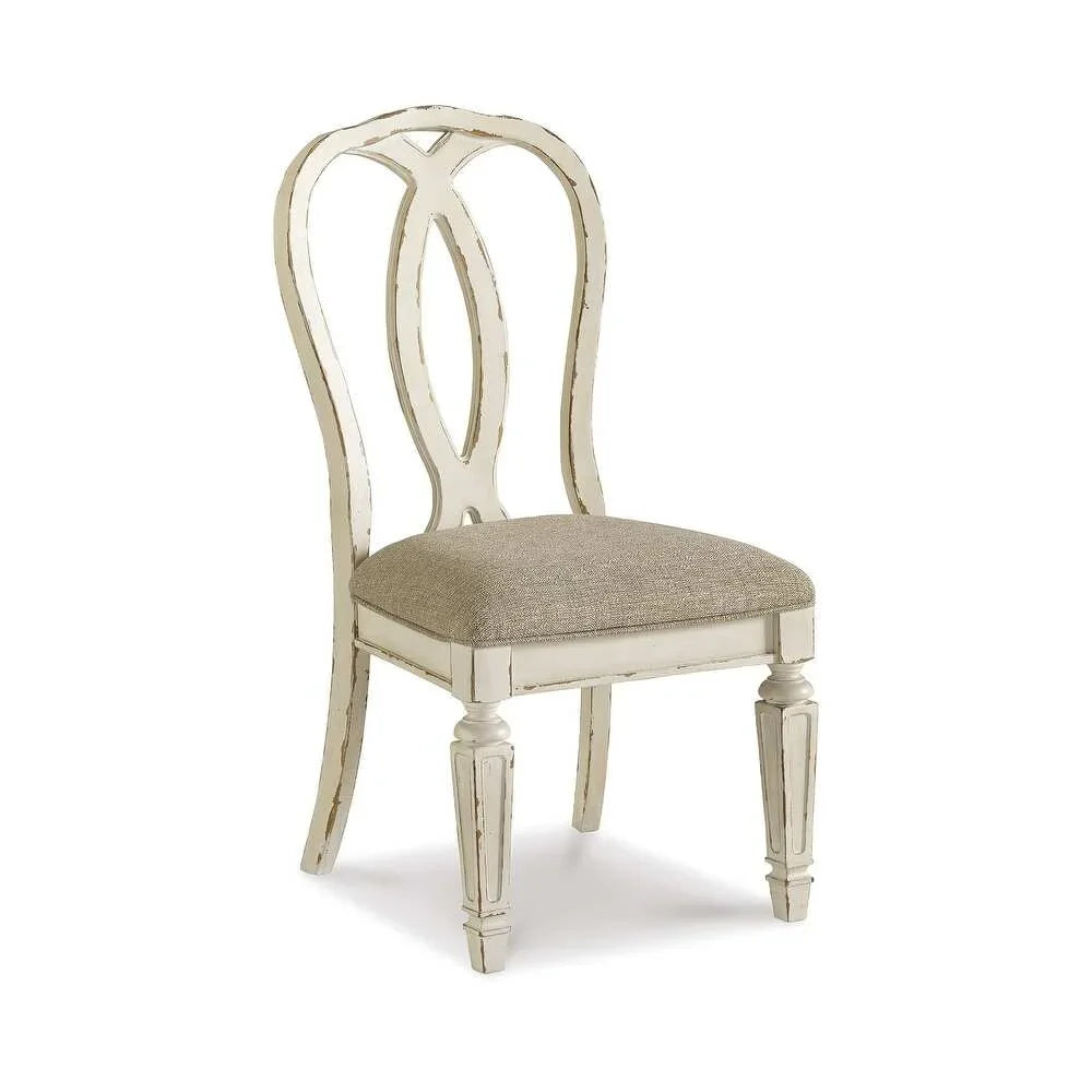 Parisienne Blanc French Distressed Solid Mango Wood Dining Set – 4, 6, 8 Seater by RIVO HOMES
