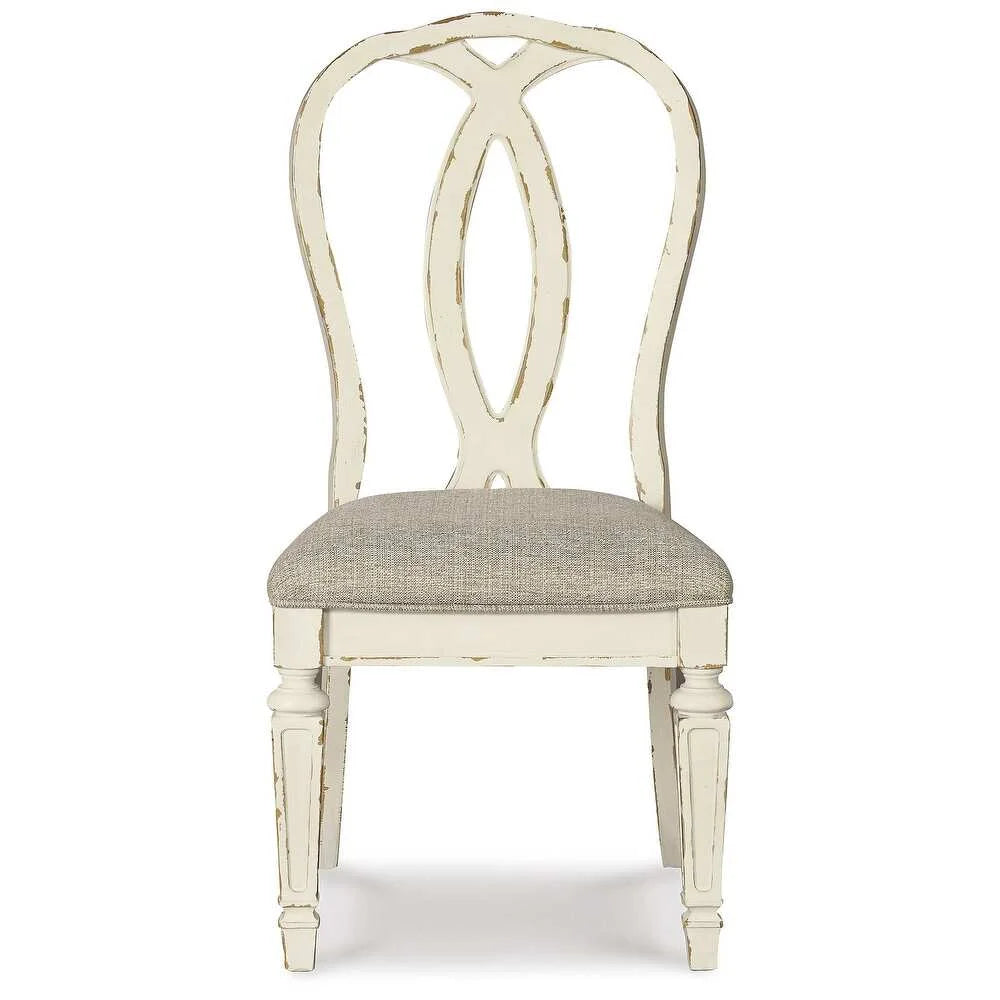 Parisienne Blanc French Distressed Solid Mango Wood Dining Set – 4, 6, 8 Seater by RIVO HOMES