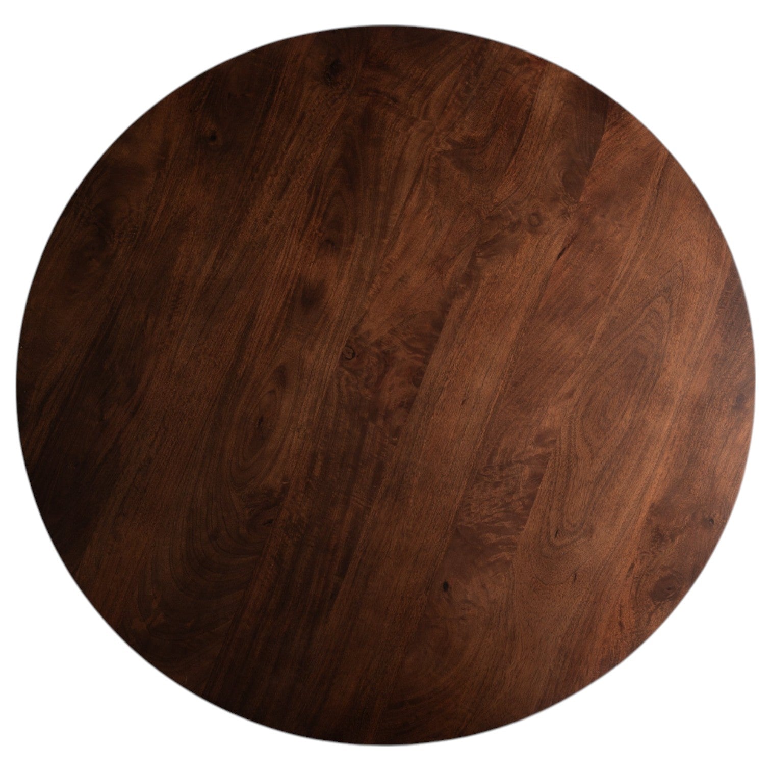 Orb Round Coffee Table | Handcrafted Mango Wood Living Room Centerpiece | RIVO HOMES