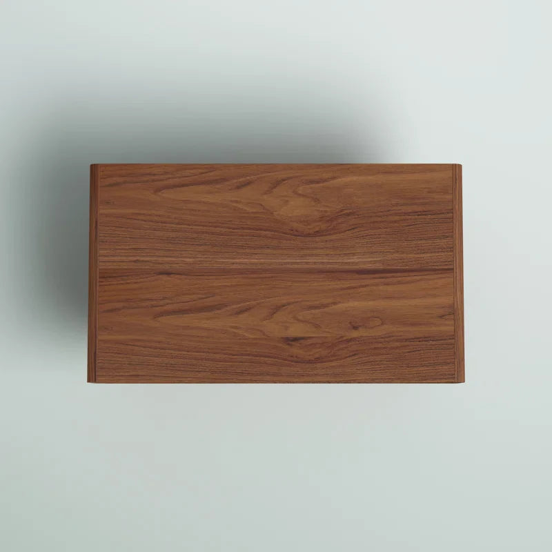 Mid-Century Modern Slatted Wood Coffee Table | Walnut Finish | Integrated Storage | Living Room Centerpiece | RIVO HOMES