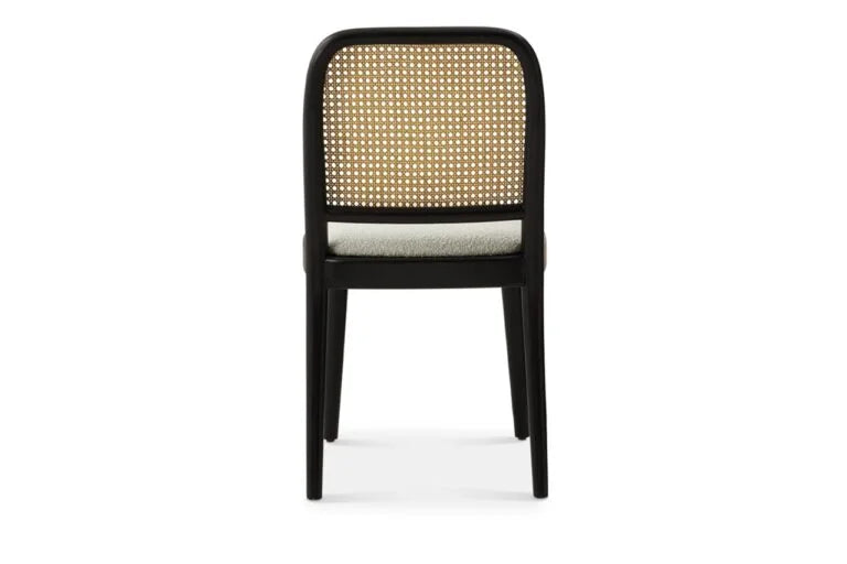 RattanGrove Mango Wood Dining Set with Rattan Chairs – Natural Finish, 4/6/8 Seater by RIVO HOMES