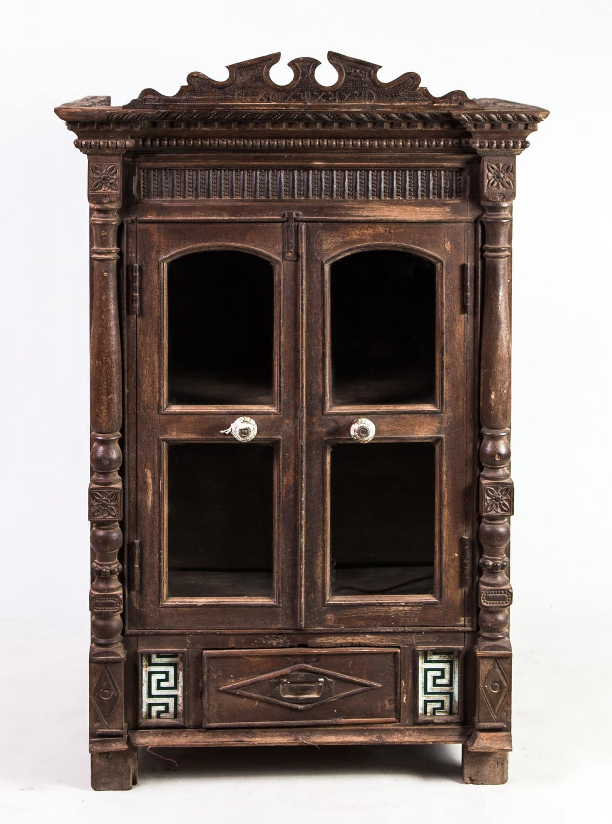Louvered door cabinets