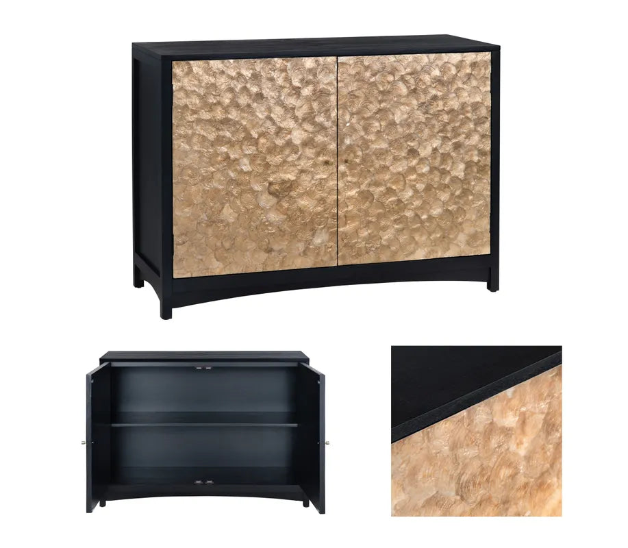 Mango wood decorative cabinet