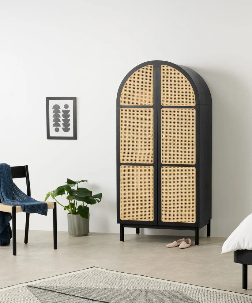 Mango wood wardrobe