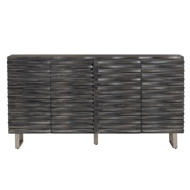 Medium brown buffet cabinet