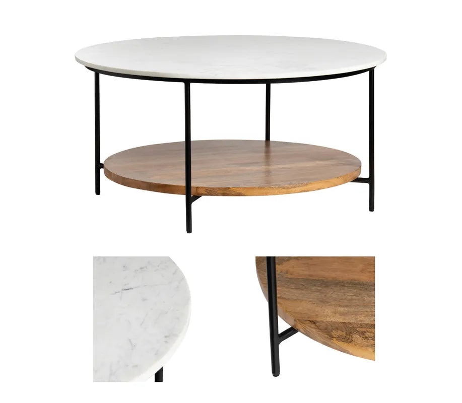 Round coffee tables