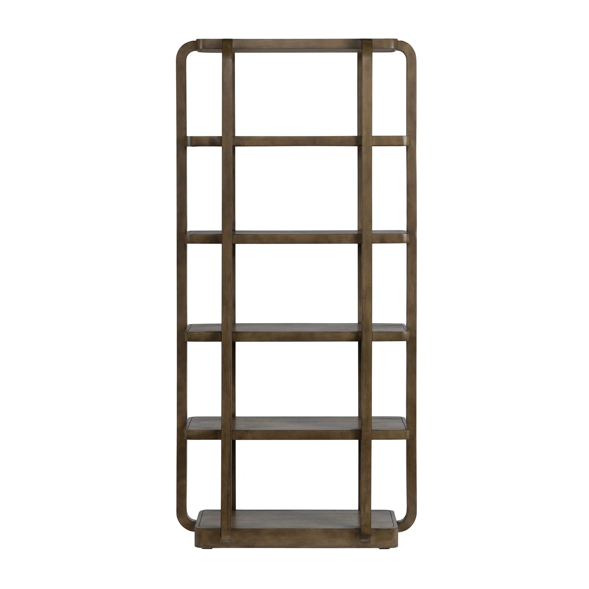 Rounded edge etagere