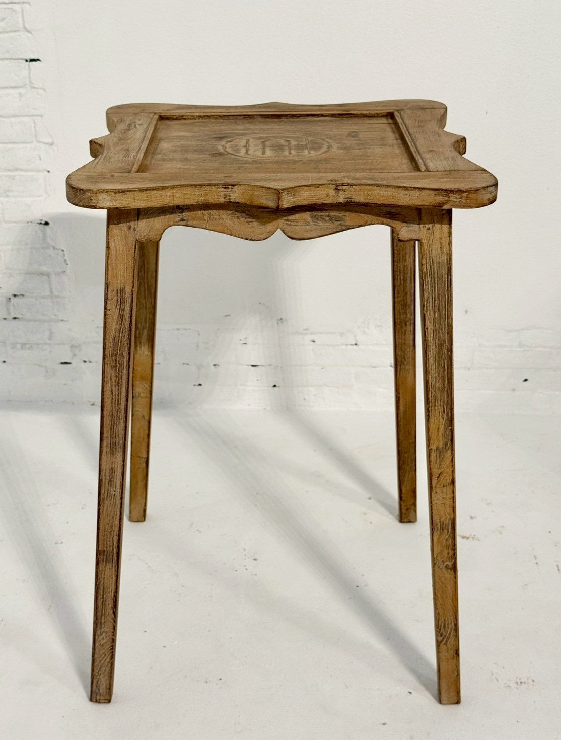 Scaloped side table