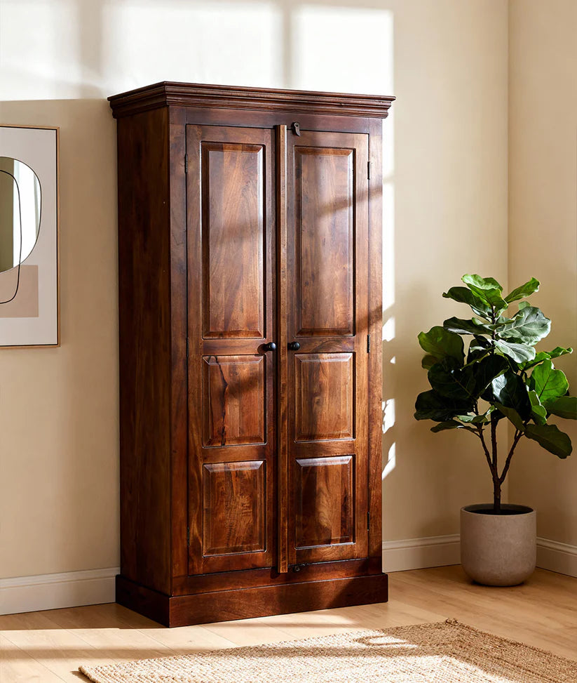 solid wood wardrobe