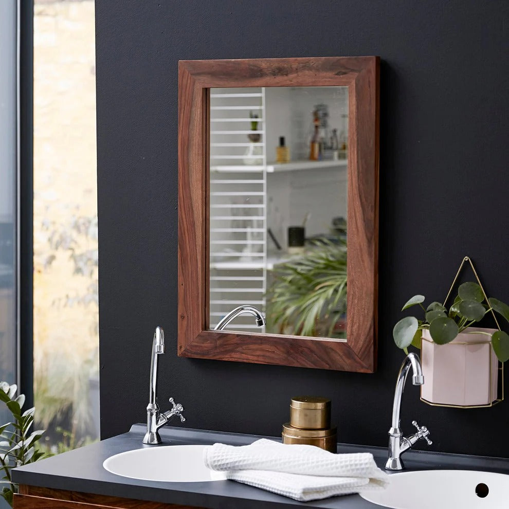 Solid Wood Sheesham Mirror