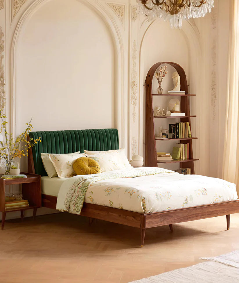  acacia wood bed