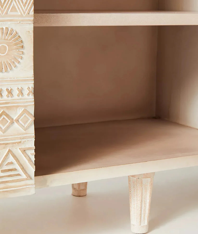 antique white finish sideboard
