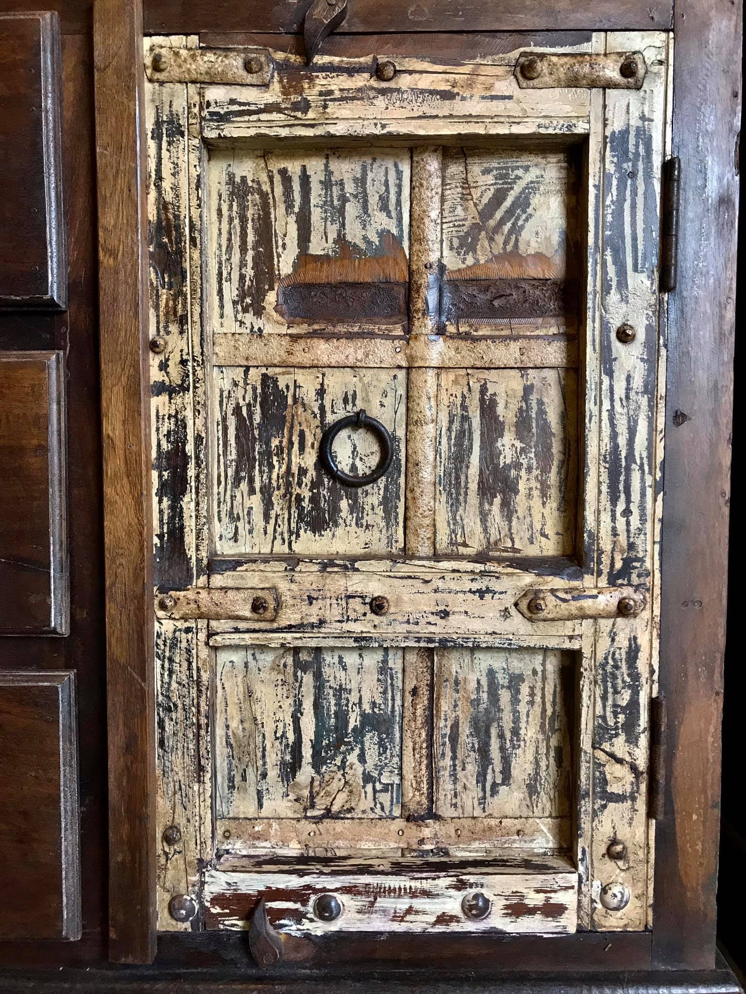 arch carved bookcase