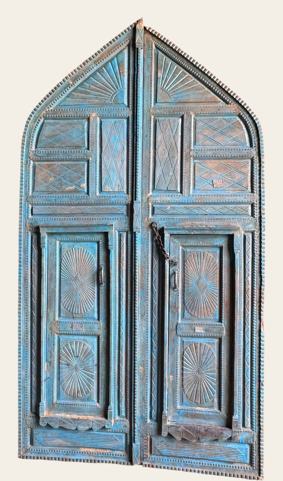 arched antique doors
