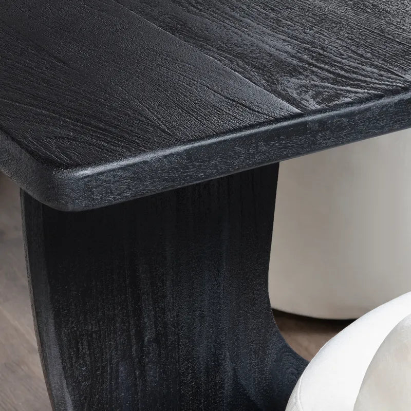 arched pedestal mango wood
