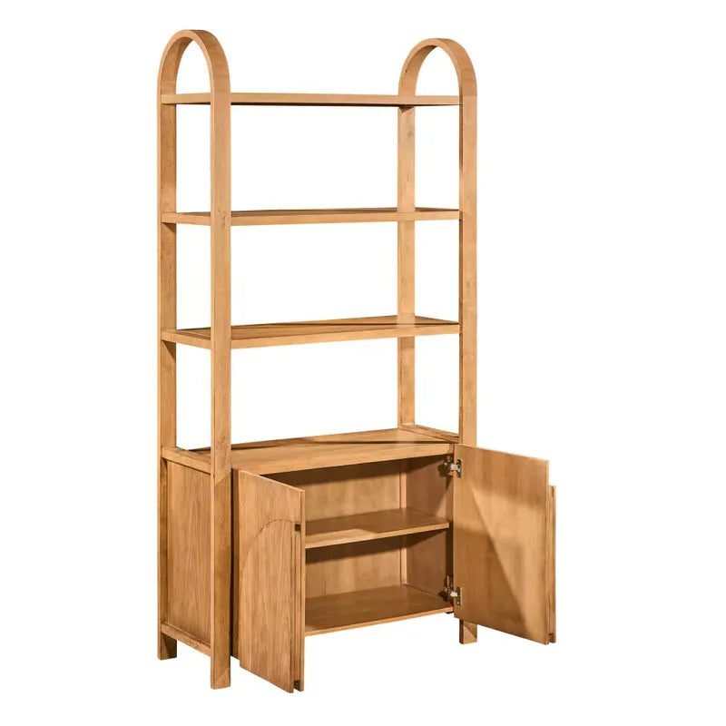  arched top bookshelf