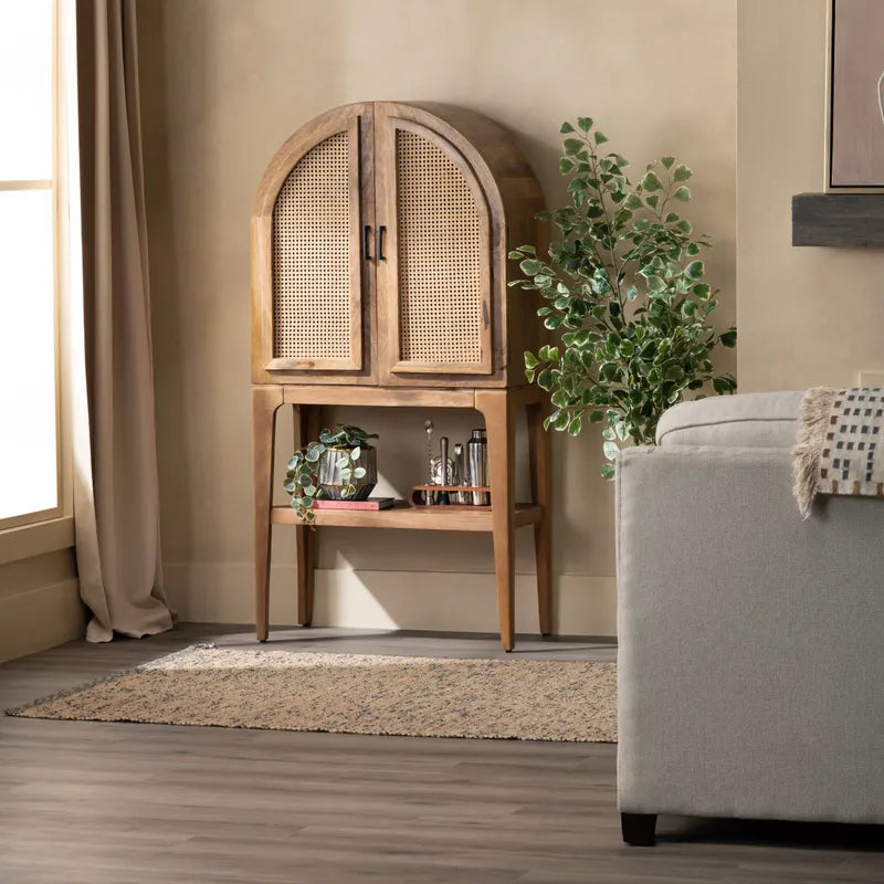 avenue rattan bar cabinet