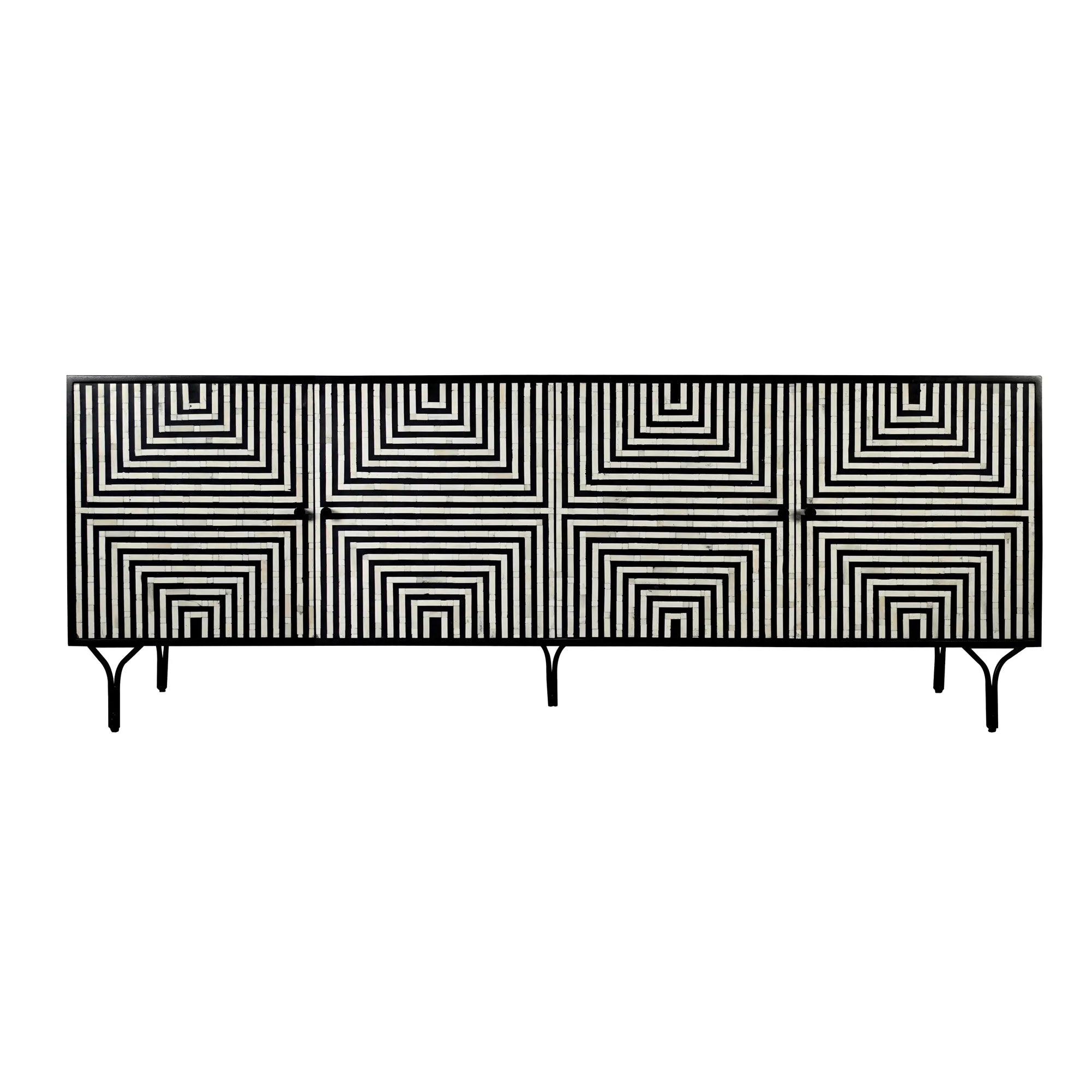  black mango wood buffet