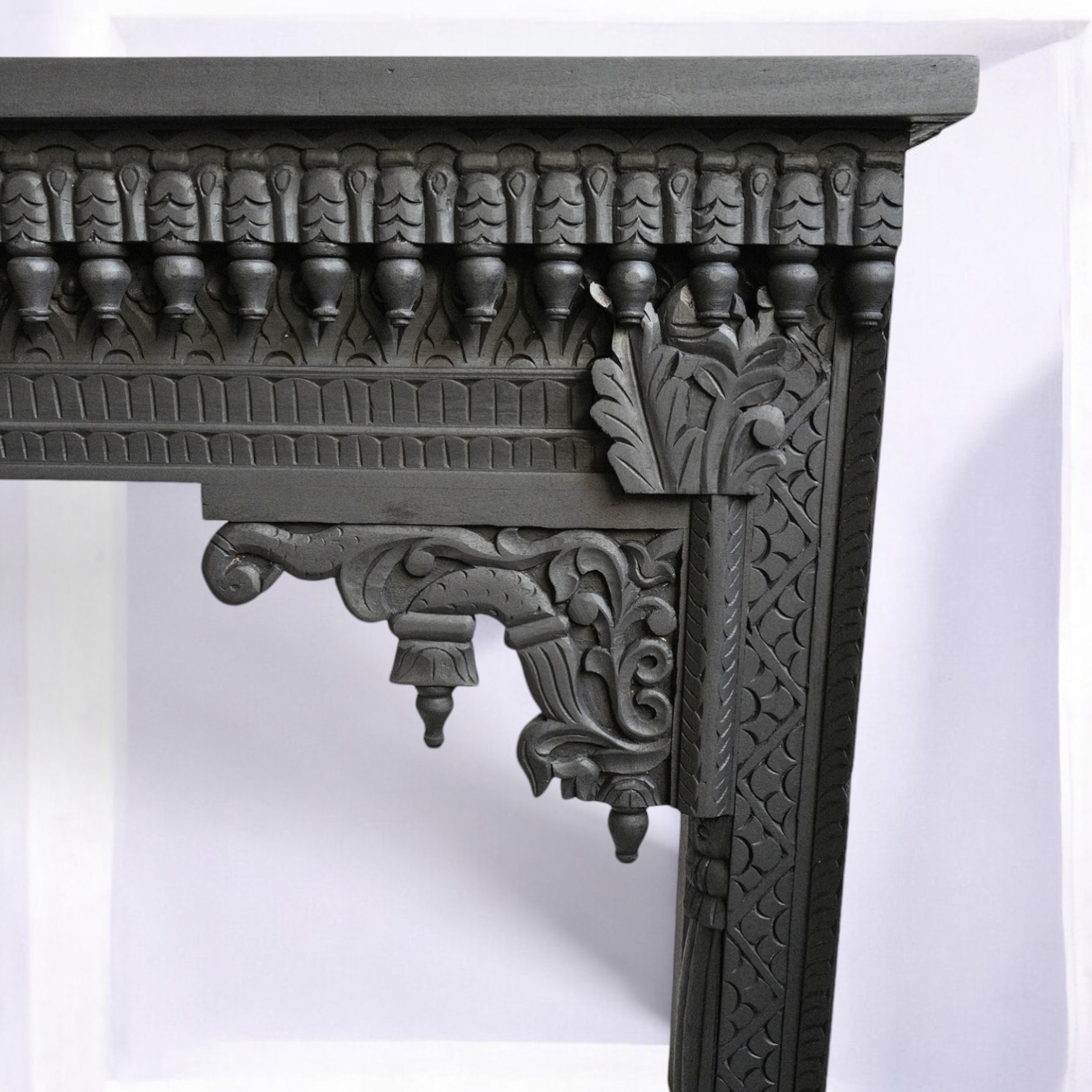 "Modern and sleek black TV stand for living rooms and media organization"

