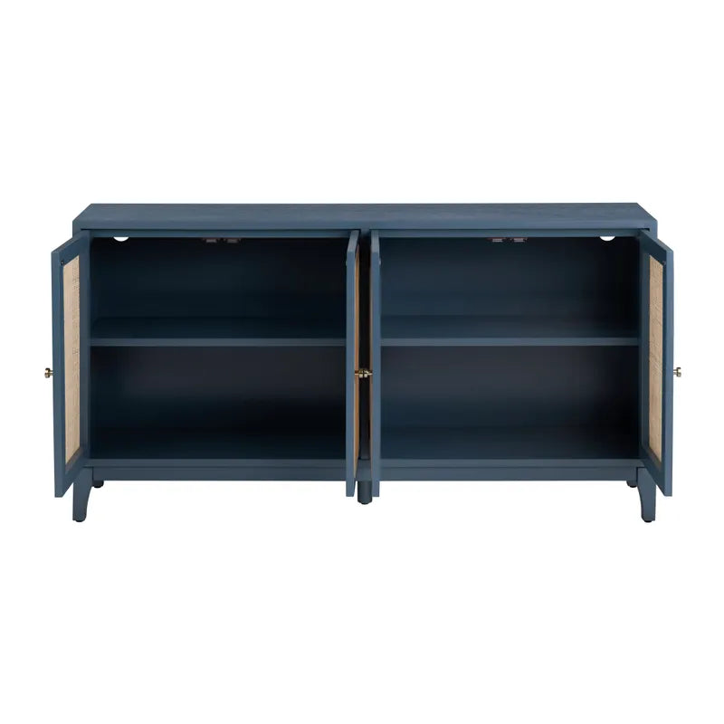 blue painted sideboard
