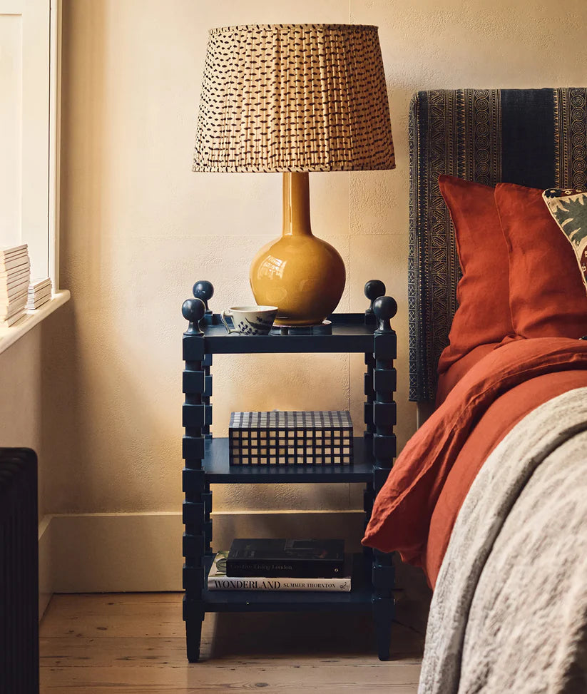 bobbin bedside table