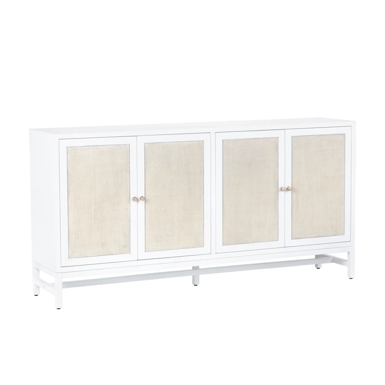 boho rattan panel storage