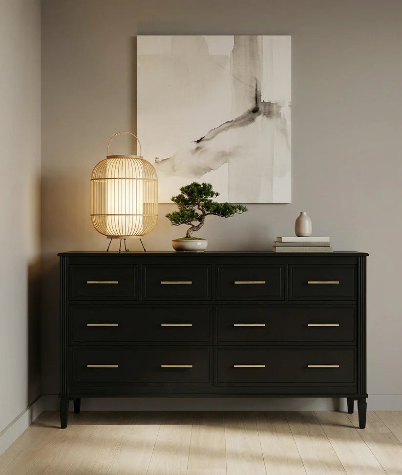 brassy handle dining buffet