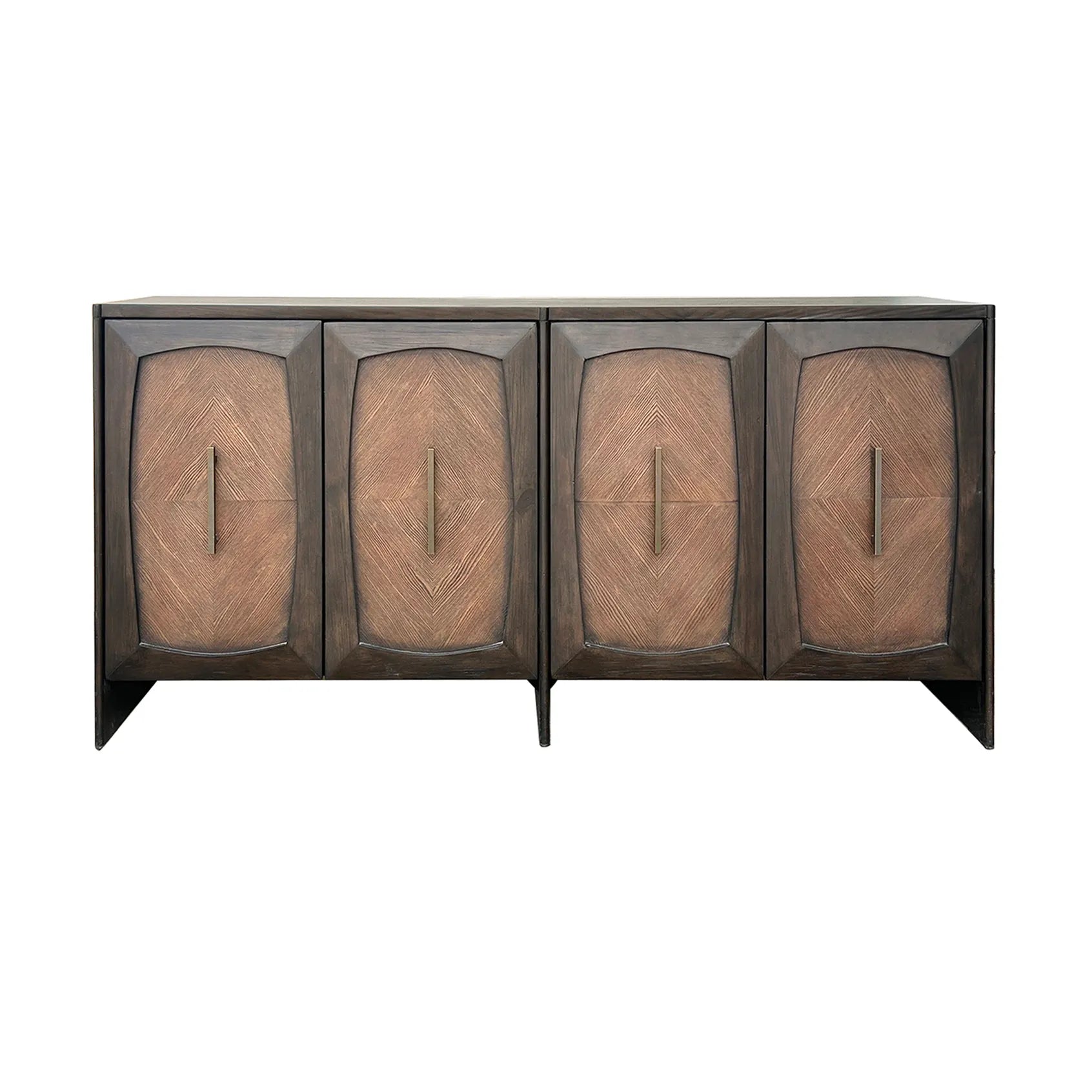 brown  painted sideboard