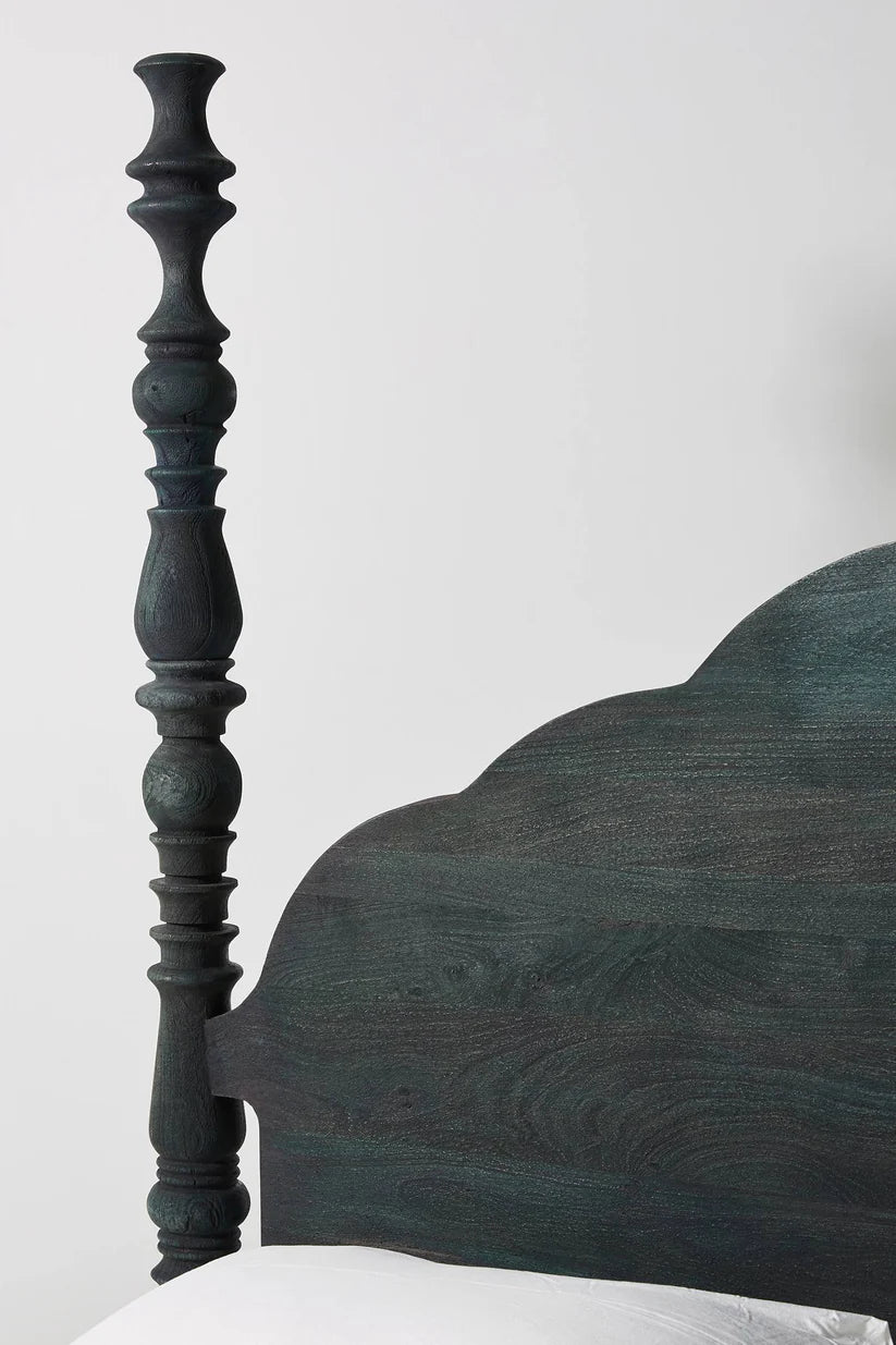 carved fretwork bed