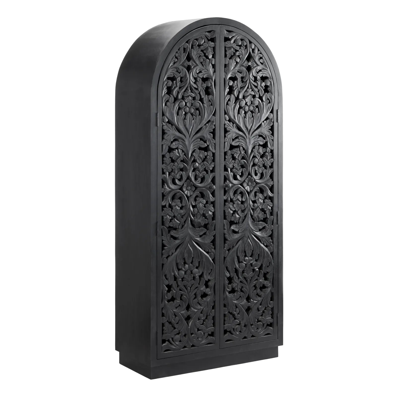 carved fretwork cabinet