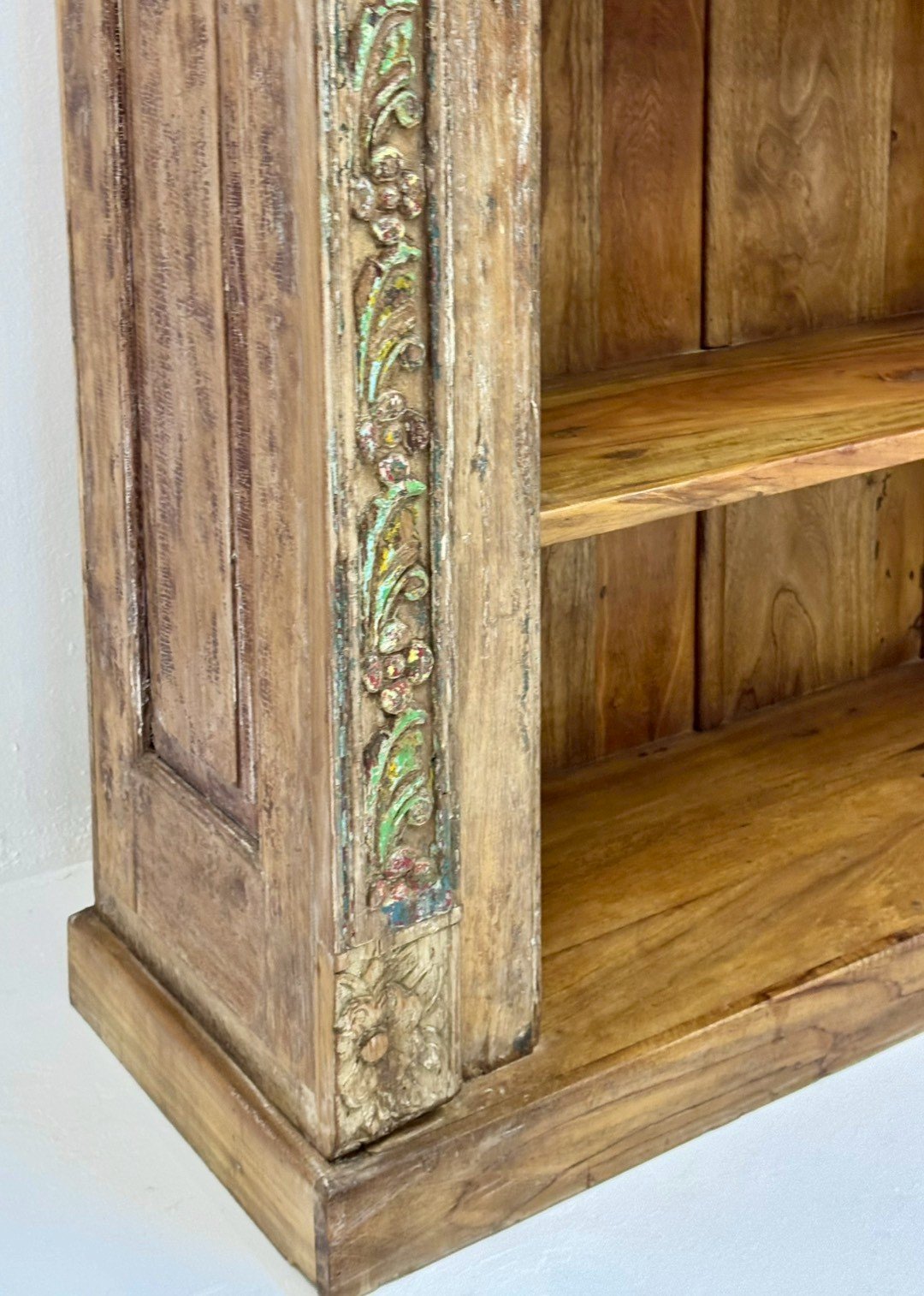 carved outer frame shelf