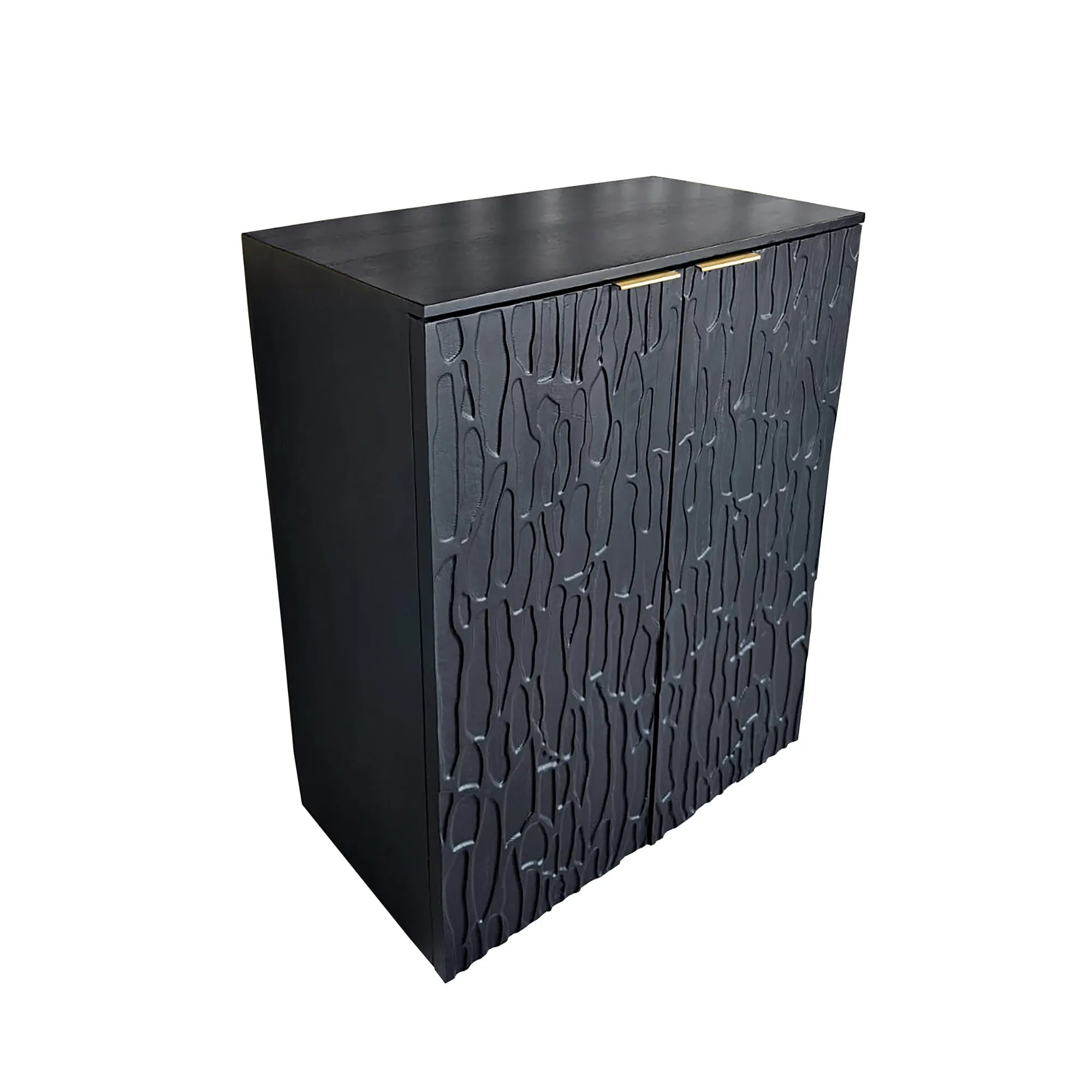 carved storage cabinet