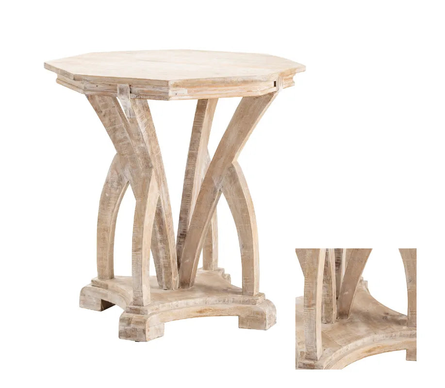  carved trestle base